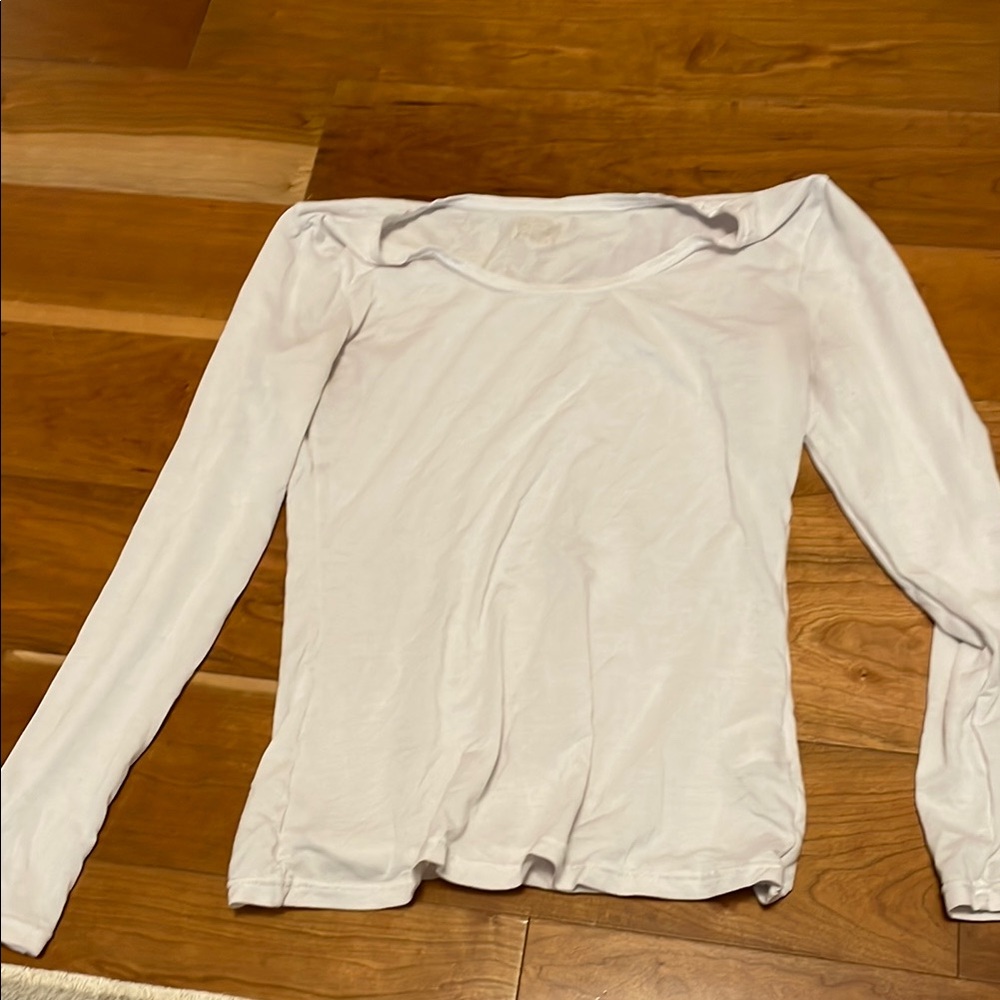 White Long Sleeve Women's Top